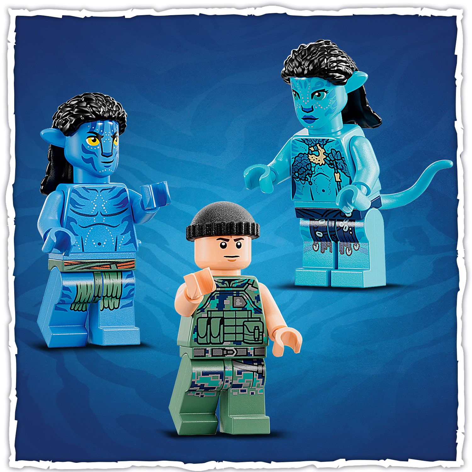 3 postavy z filmu Avatar
